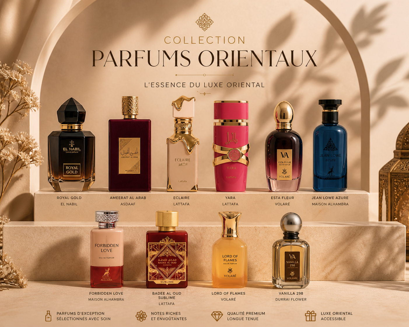 Parfums Orientaux et Inspirations.